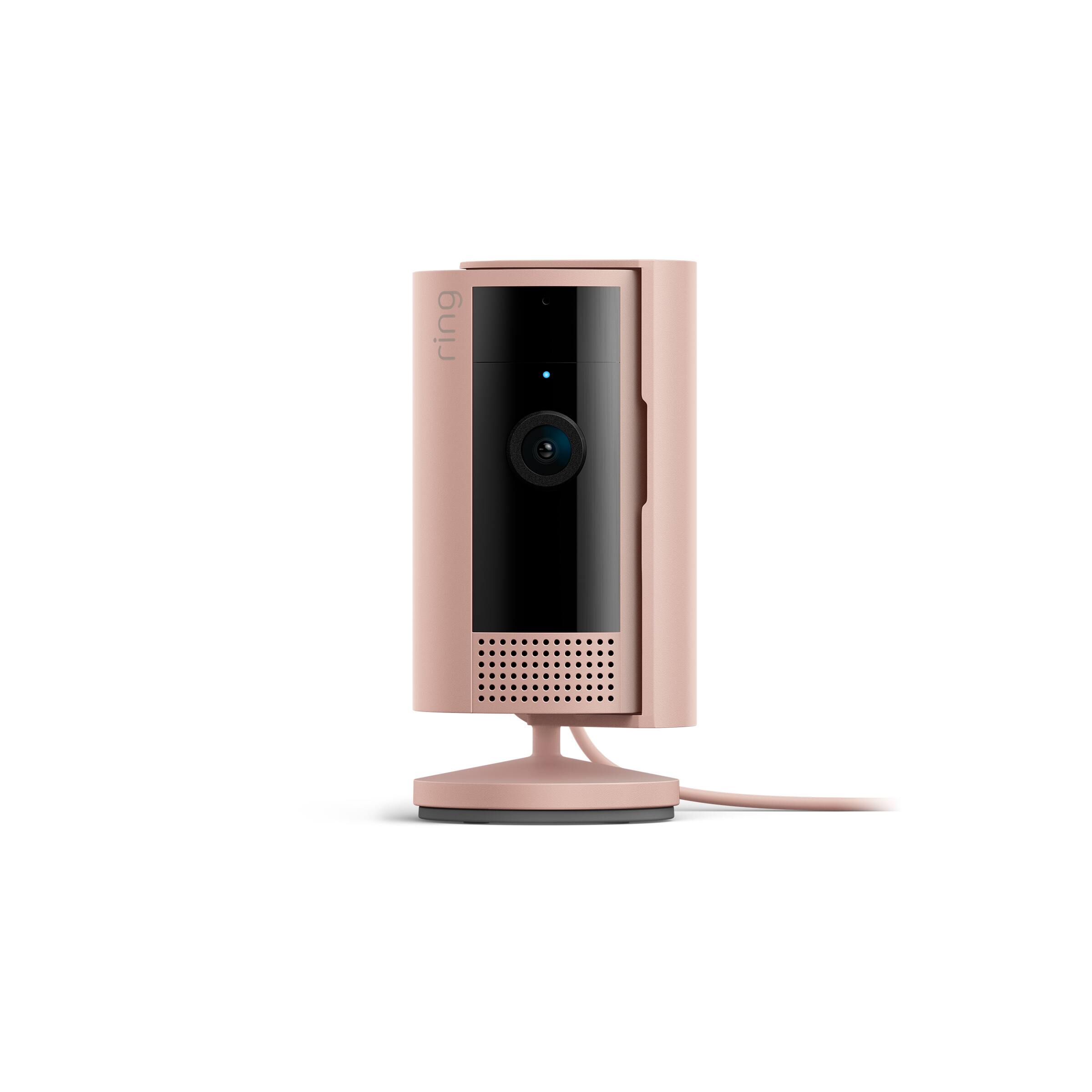 Alt View 15. Ring - Indoor Plug-In 1080p Security Camera (2nd - Generation) with Privacy cover - Blush.