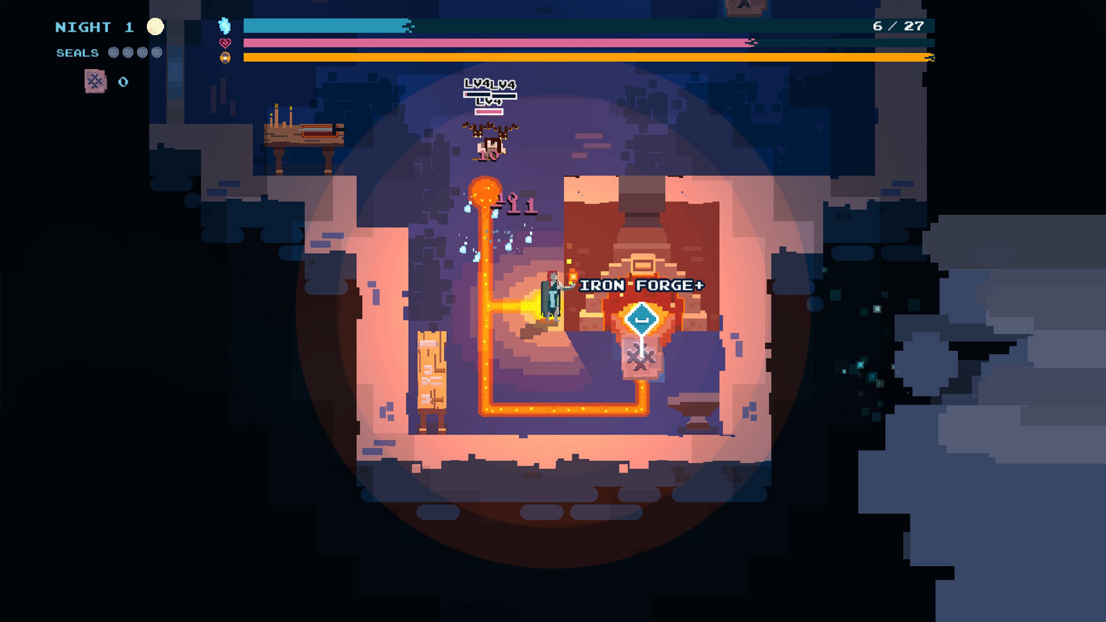 A NIGHT 1
6 / 27
SEALS
LU4LV4
LV4
IRON FORGE+