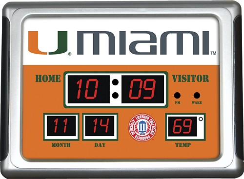 Best Buy: Team Sports America Seattle Seahawks Scoreboard Alarm