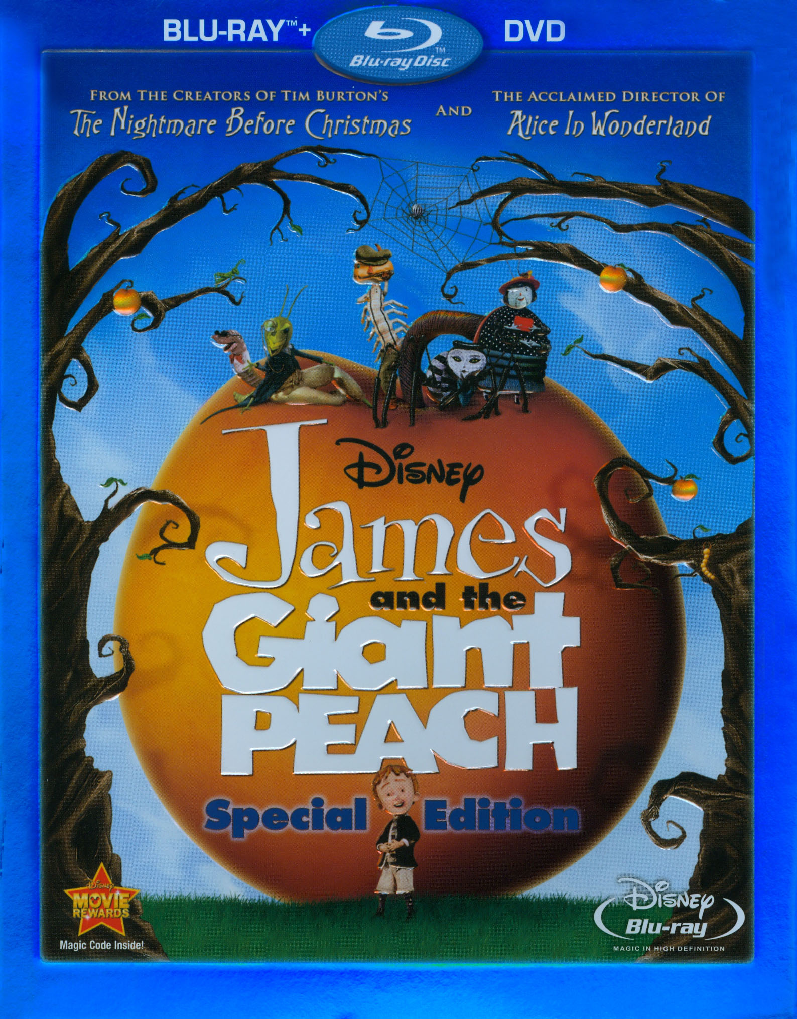 James and the Giant Peach [Special Edition] [2 Discs] [Blu-ray/DVD] [1996]  - Best Buy