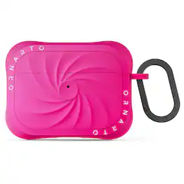 Ornarto - Vortuxe for AirPods Pro 3 Case 2025, Liquid Silicone Shockproof Cover with Carabiner - Hot Pink
