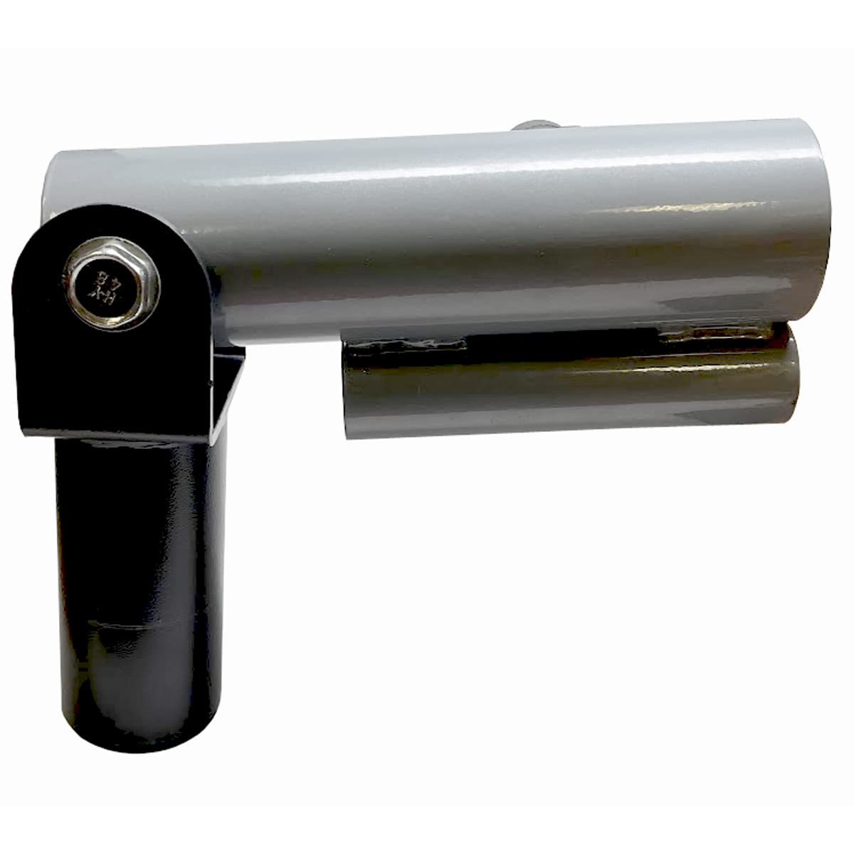 Angle. Amber Sporting Goods - T Bar Row Attachment, 360° Swivel, Fits 1" & 2" Bars, Easy Install. - Silver.