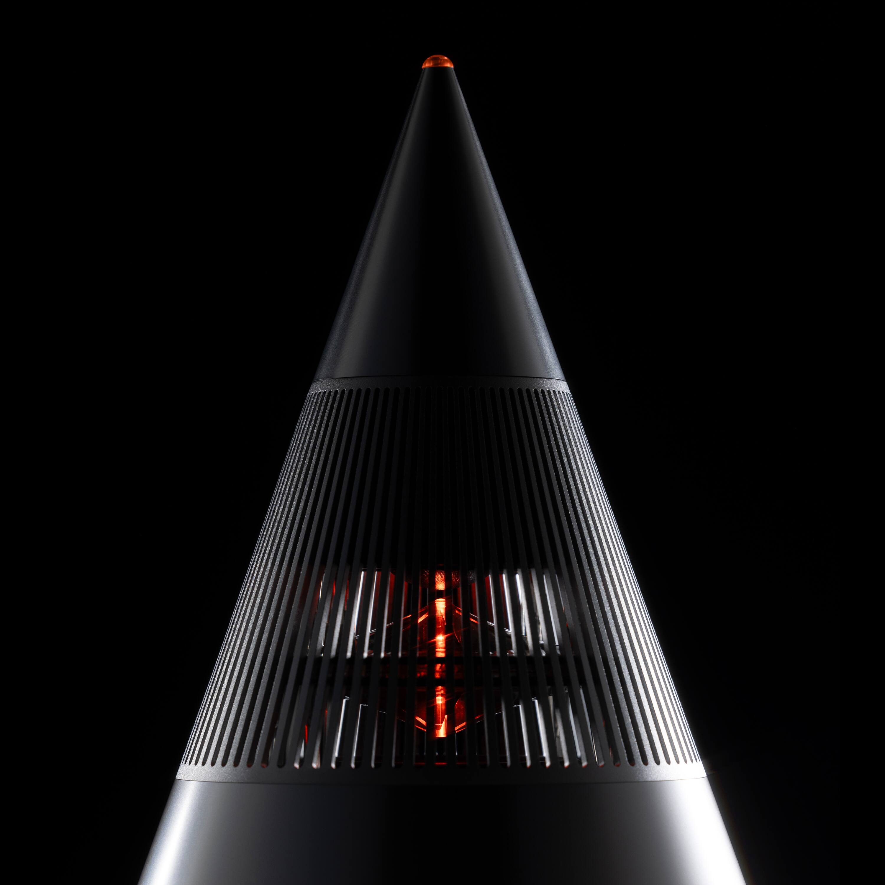 Left. Anysun - Premium Metal 360° Surround Sound Portable Bluetooth Speaker - TWS Stereo Pairing, aptX HD.