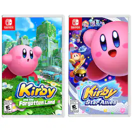 Kirby and the Forgotten Land and Kirby Star Allies Bundle - Nintendo Switch - Nintendo Switch