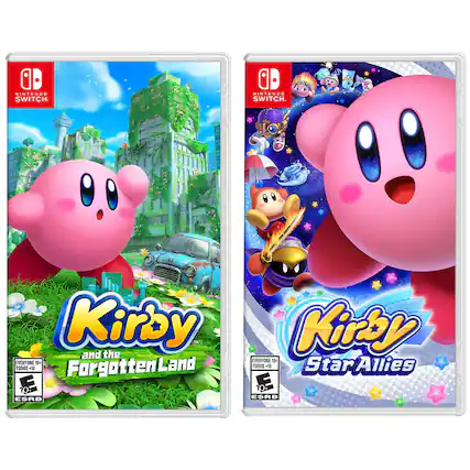 1. NINTENDO SWITCH
Kirby and the Forgotten Land
EVERYONE 10+
ESRB
2. NINTENDO SWITCH
Kirby Star Allies
EVERYONE 10+
ESRB - E (Everyone)