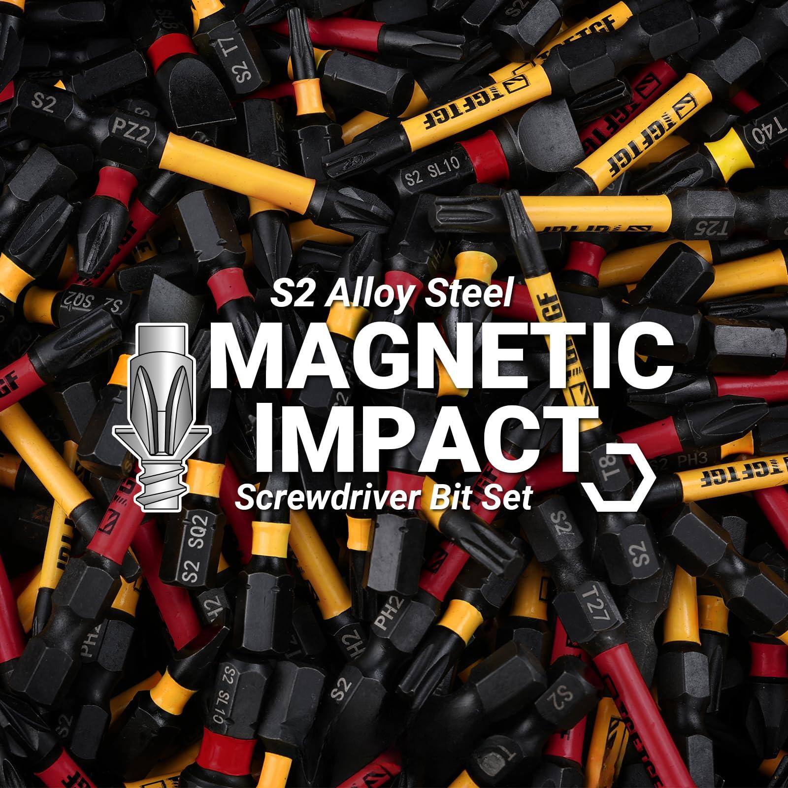 S2 Alloy Steel  
MAGNETIC IMPACT  
Screwdriver Bit Set  

S2 PZ2 T7 S2 S2 CF TGFTGF TGF T TGFTGF T40 S2 SL10 0 IFY 5 T25 GF SQ2 7S S2 Alloy Steel GF MAGNETIC DC IMPACT T8 PH3 TGFTGF 1 g Screwdriver Bit Set N, SQ2 S2 TOI S2 S2 H2 PH2 T27 PHA H2 S2 SL S2 S2 SL10 S2 oF 1 E A a APAS