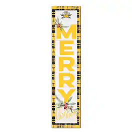 Jardine - Northern Kentucky University Norse 12'' x 48'' Outdoor Merry Christmas Leaner - White