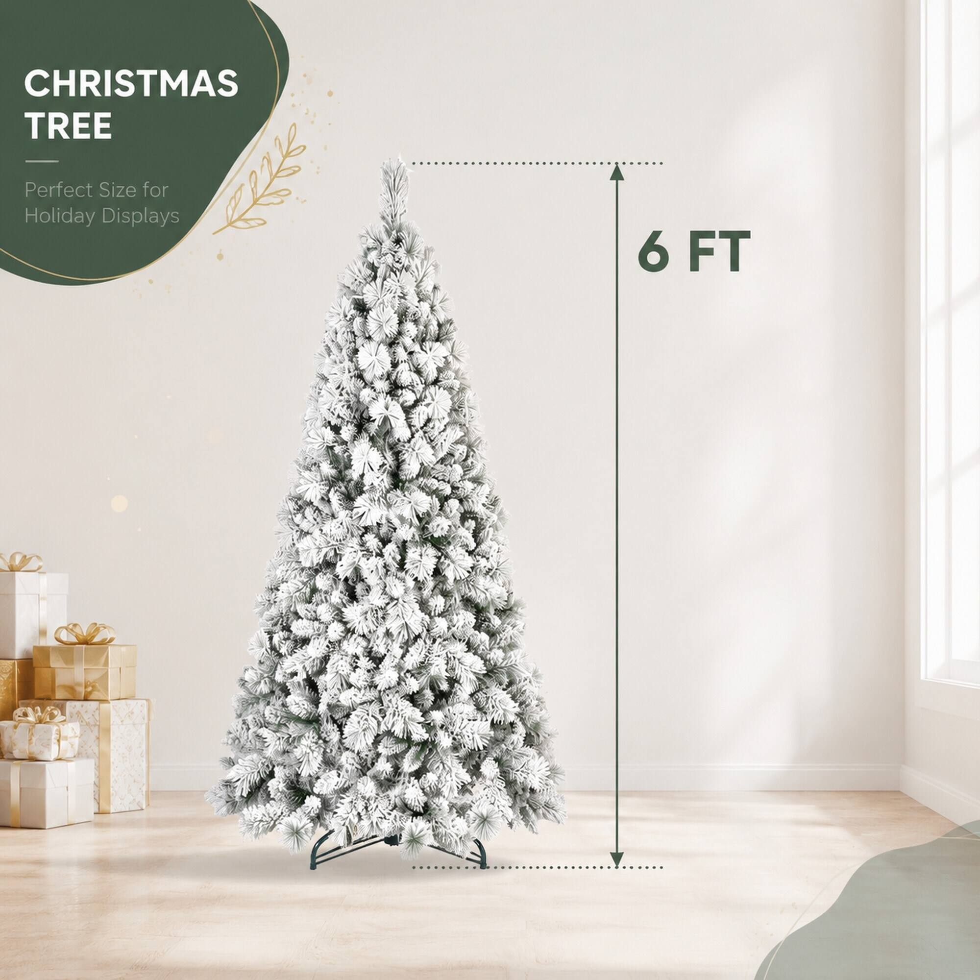 CHRISTMAS TREE  
Perfect Size for Holiday Displays  
6 FT