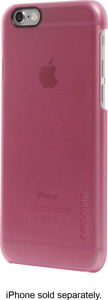 Front. Incase - Quick Snap Case for Apple® iPhone® 6 - Digi/Bright Pink.