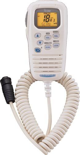 Front Standard. Icom - Command Mic II for M422 VHF Radios.