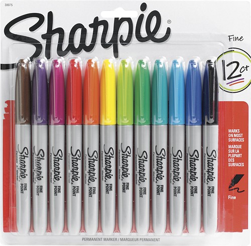 Sharpie Comfort-Grip No-Bleed Fine Point Pen - 2 Pack - Black, 2 Pack -  Dillons Food Stores