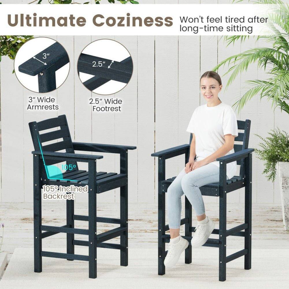 Ultimate Coziness  
Won't feel tired after long-time sitting  

3" Wide Armrests  
2.5" Wide Footrest  
105° Inclined Backrest
