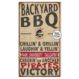 Jardine - Park Pirates 11" x 20" Indoor/Outdoor BBQ Sign - Brown