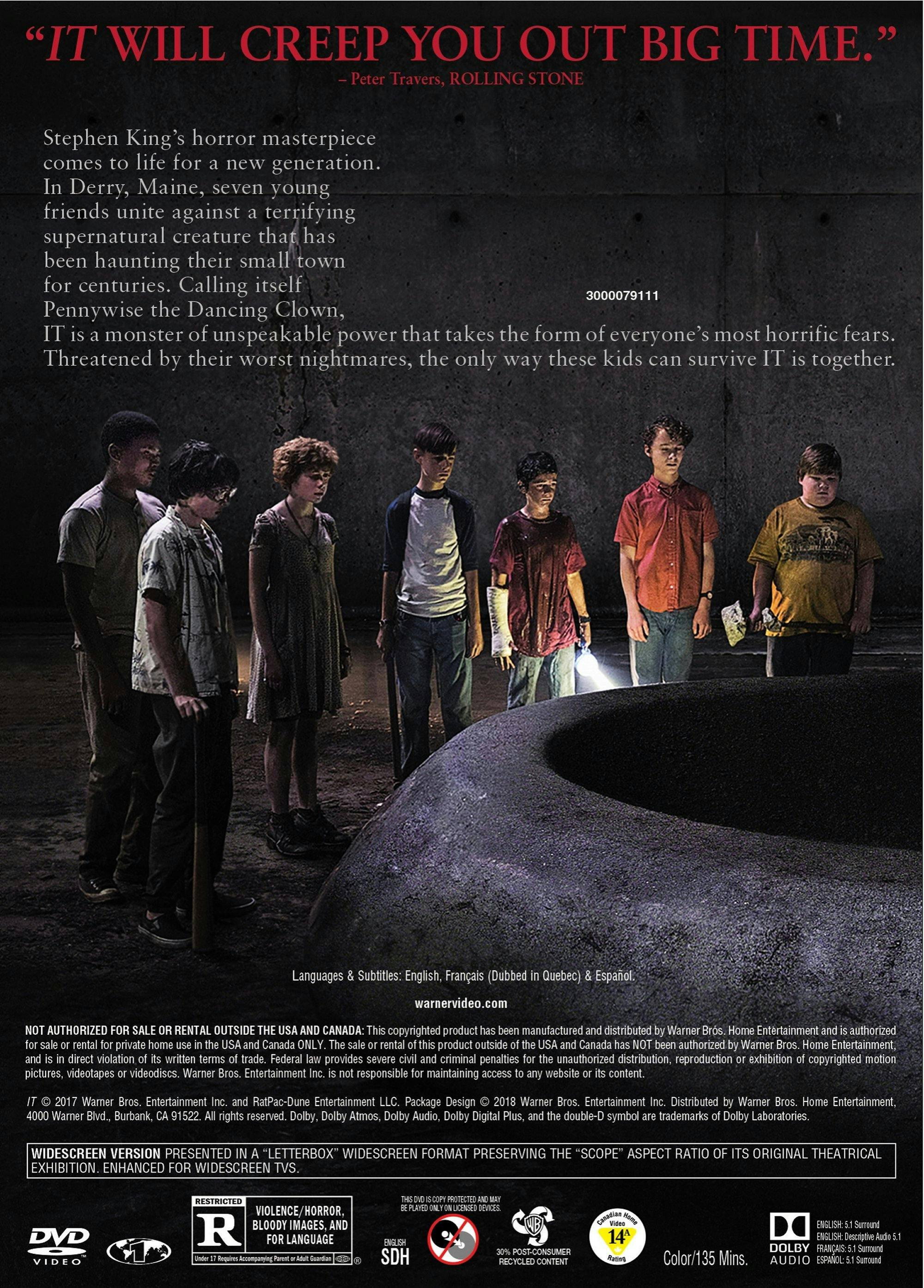 Back. It: Special Edition [DVD].