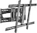 Angle. Rocketfish™ - Full-Motion TV Wall Mount for Most 40" - 65" Flat-Panel TVs - Extends 10.2" - Black.
