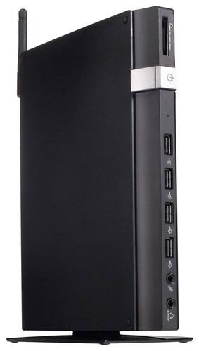 Front Standard. Asus - EeeBox Nettop - Intel Celeron - 2GB Memory - 320GB Hard Drive.