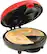 Angle. Nostalgia - 6-Wedge Electric Quesadilla Maker with Extra Stuffing Latch - Red.