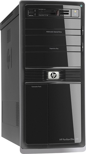  HP - Factory-Refurbished Pavilion Elite Desktop / Intel® Core™2 Quad Processor / 8GB Memory / 1TB Hard Drive