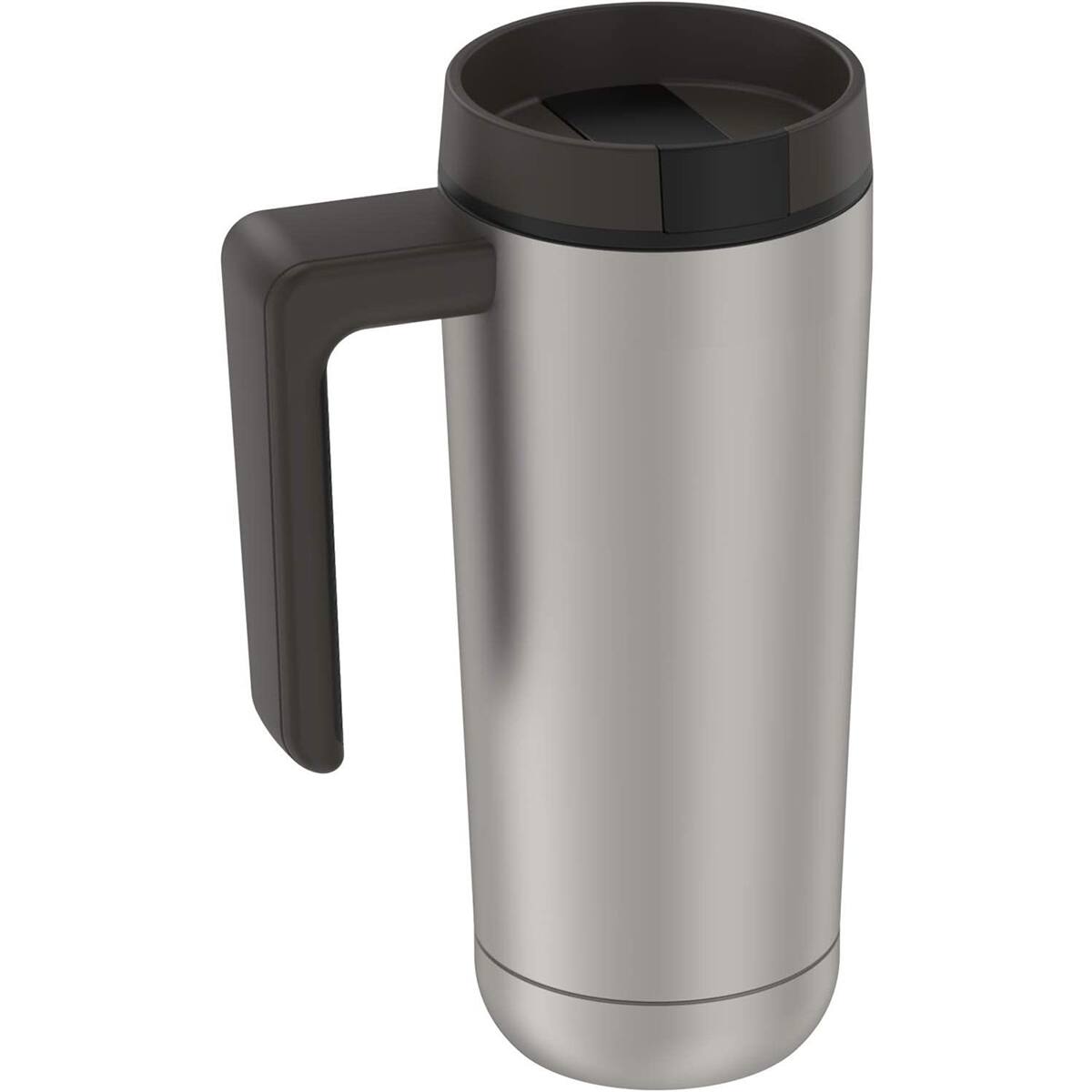 Alt View 2. Thermos - Thermos 18 oz. Alta Stainless Steel Mug - Matte Steel/Espresso Black - Matte Steel/Black.