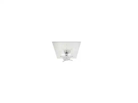 Front. Amer Networks - Amer Mounts AMRDCP100KIT - 30lb Ceiling Projector Mount, 360° Rotation, 180° Tilt - Black.