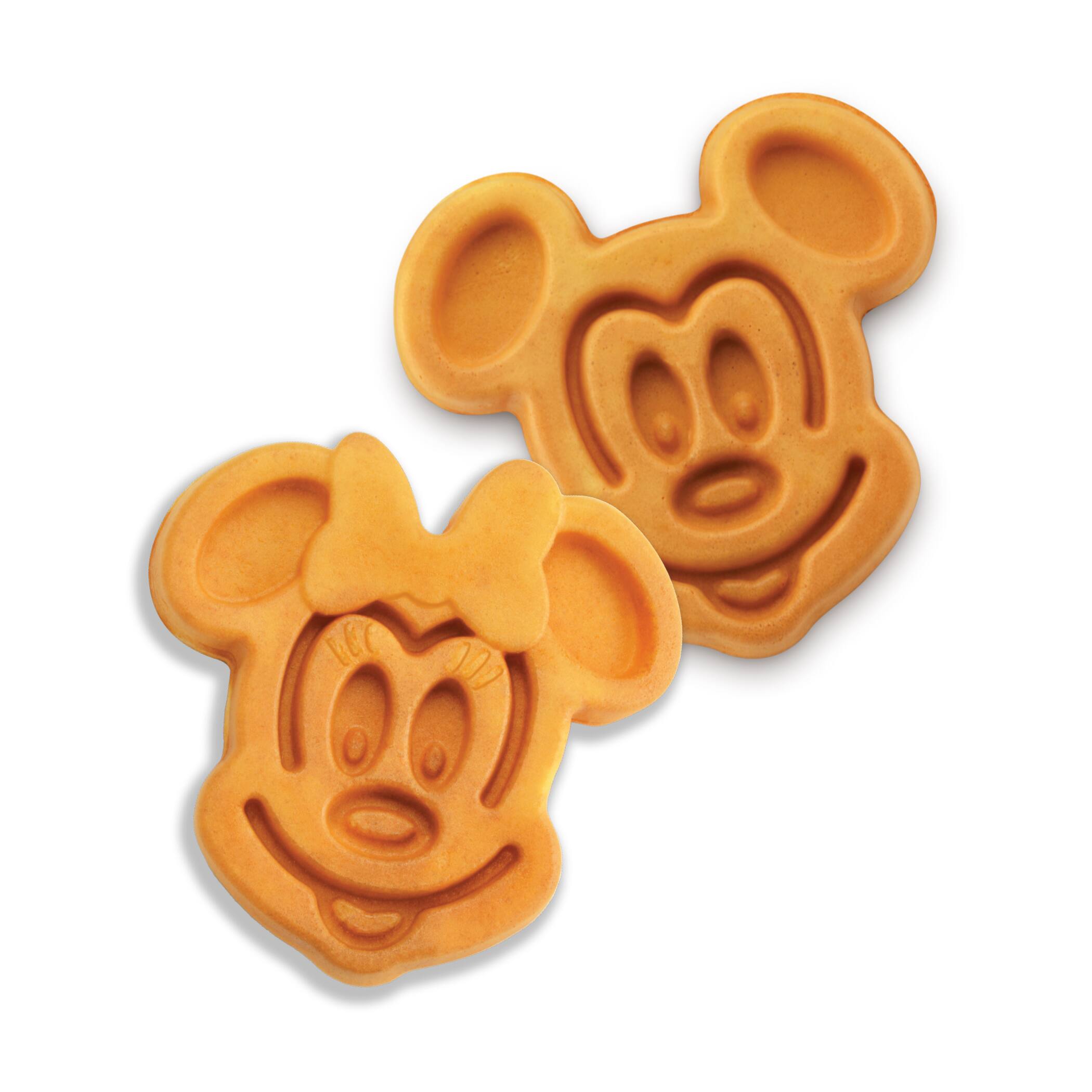 Alt View 6. Disney - Mickey & Minnie Double Flip Waffle Maker - Blue.