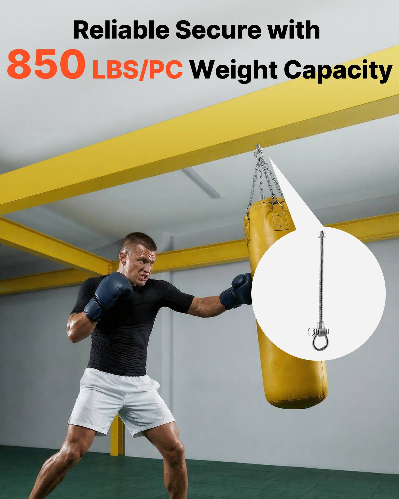 Reliable Secure with 850 LBS/PC Weight Capacity