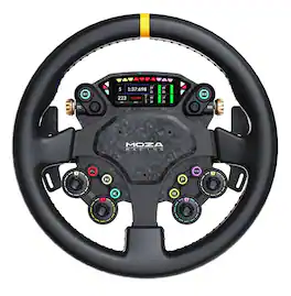 Moza Racing - CS Pro Sim Racing Steering Wheel for Windows - Black