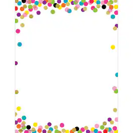 Teacher Created Resources - Confetti Computer Paper 50 Sheets