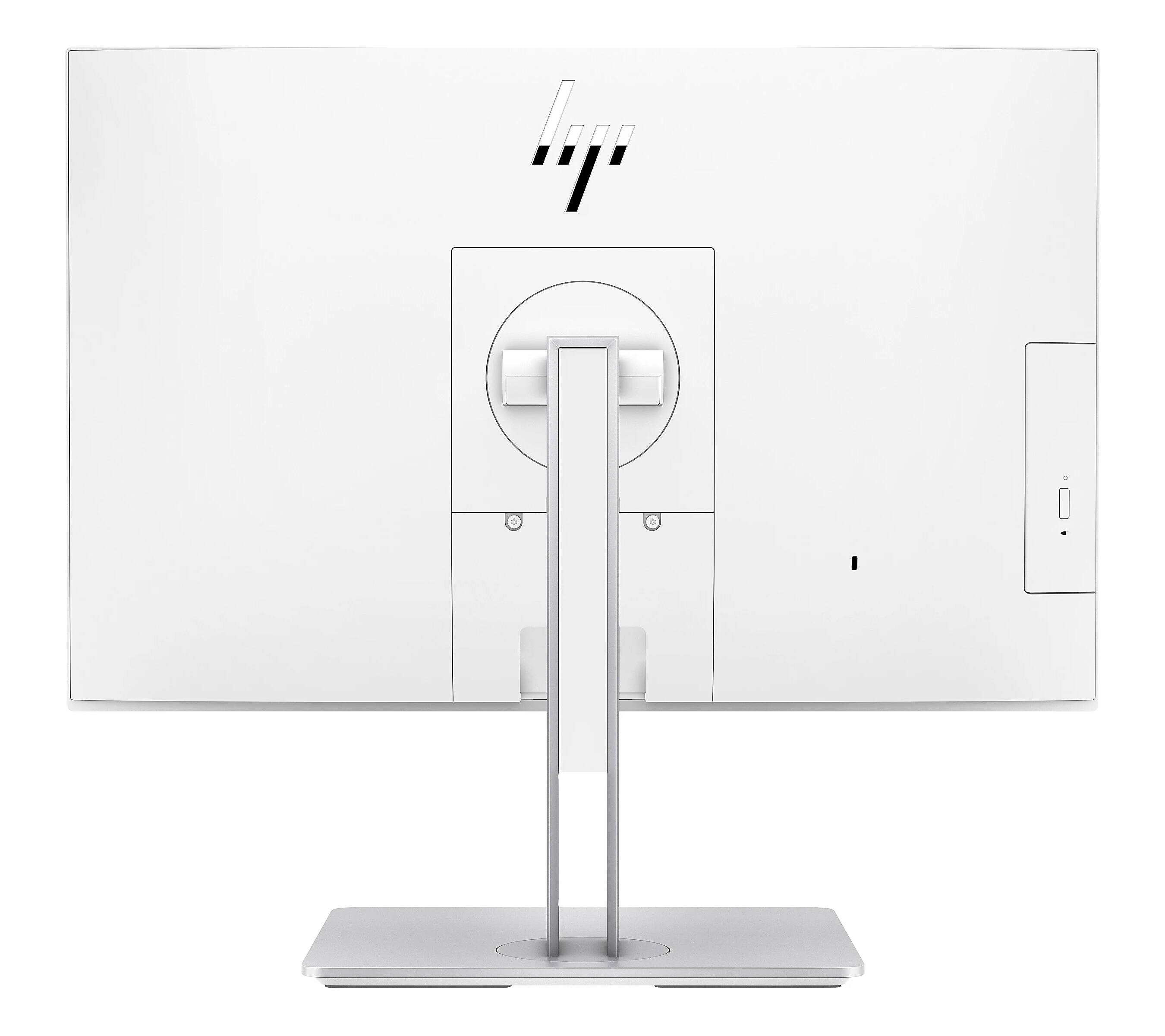 Angle. HP - HP EliteOne 800 G5 AIO, Core i5-9500 3.0GHz, 16GB, 512GB NVMe SSD, 23.8" FHD, Webcam, Windows 11 Pro (Refurbished) - Black.