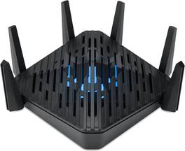 Acer - Refurbished Excellent - Predator Connect W6 WiFi 6E Router Tri Band AXE7800 FF.G22AA.001 - Black