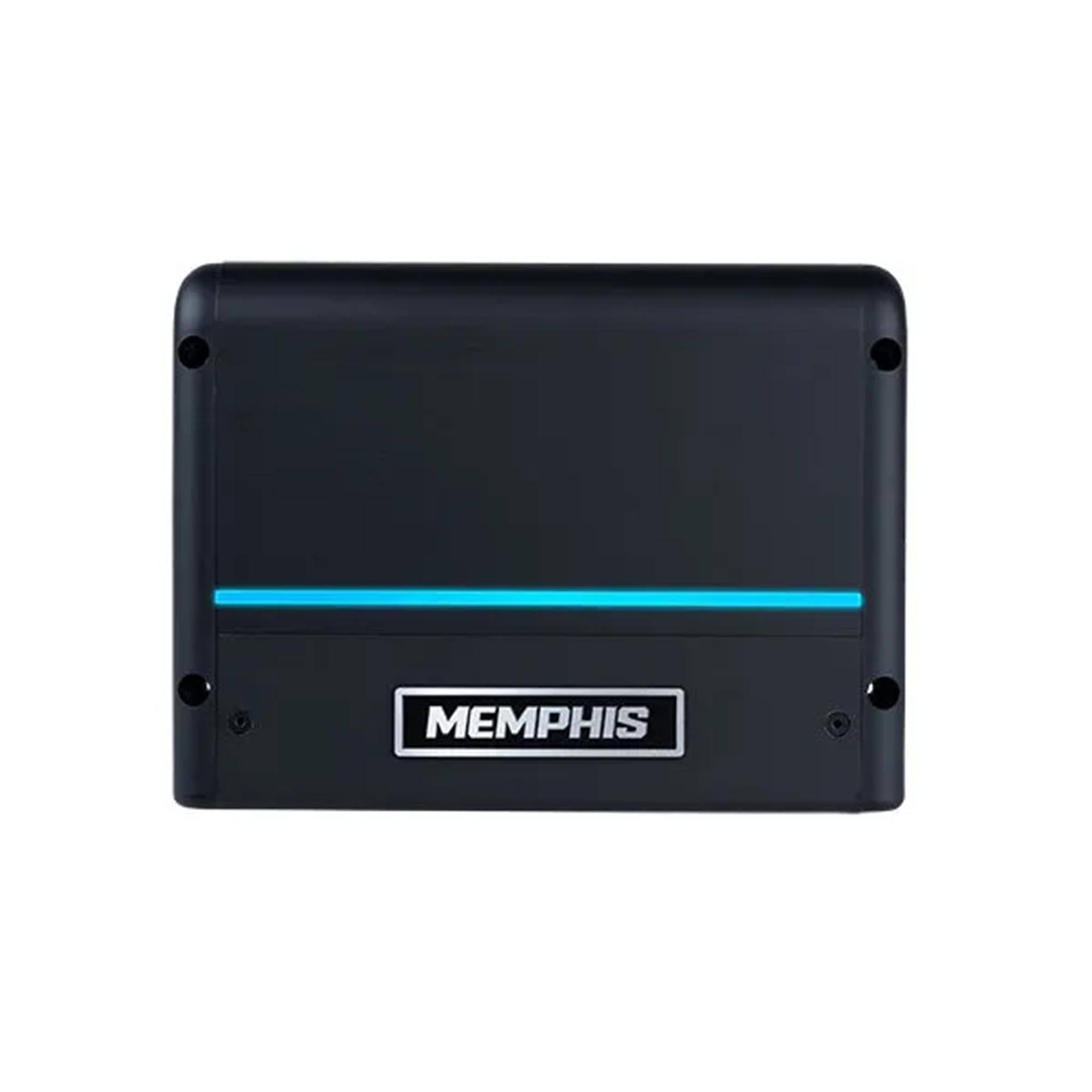 Front. Memphis Car Audio - Memphis Audio PRX500.1V2 - Monoblock Subwoofer Amplifier - 500 Watts RMS x 1 at 1-Ohm - Black/Gray.