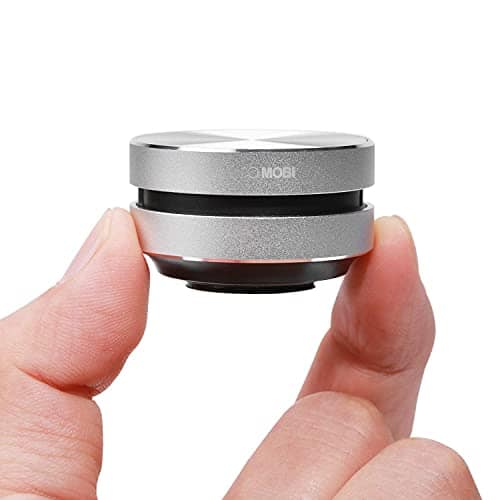 Pacoar Cade - Mini Conduction Portable Wireless Stereo Bass Sound Creative Speakers Size Music Player Home Outdoor Travel Mini - Silver