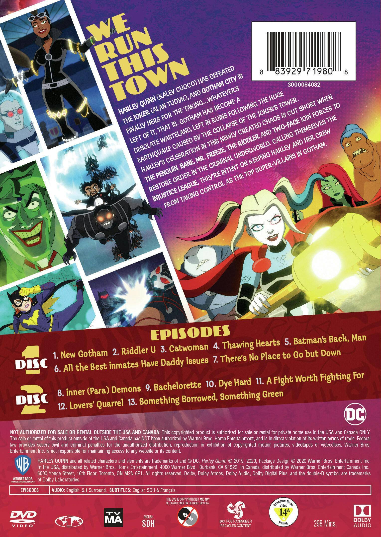 Angle. Harley Quinn: The Complete Second Season [DVD].
