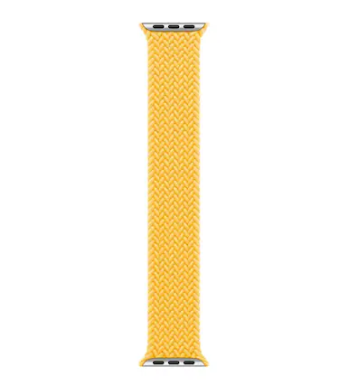 Front. Apple - Braided Solo Loop 41mm Size 8 - Sunshine.