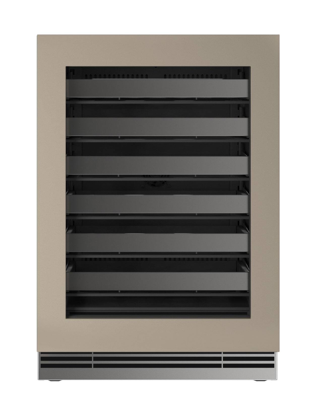 Alt View 2. U-Line - 24"W. 2.8 Cu.Ft. Built-In Wine Refrigerator-Panel Ready Frame w. Glass - Panel Ready.