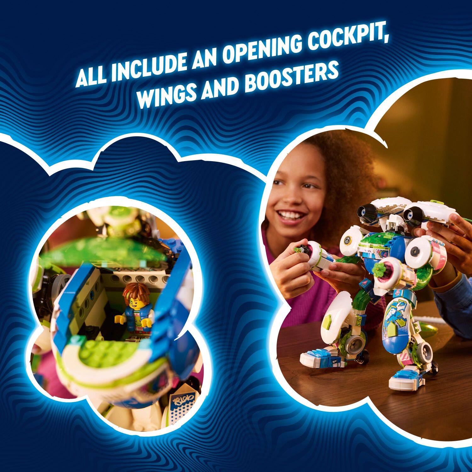 Opening Cockpit, Include an All and Boosters Wings.