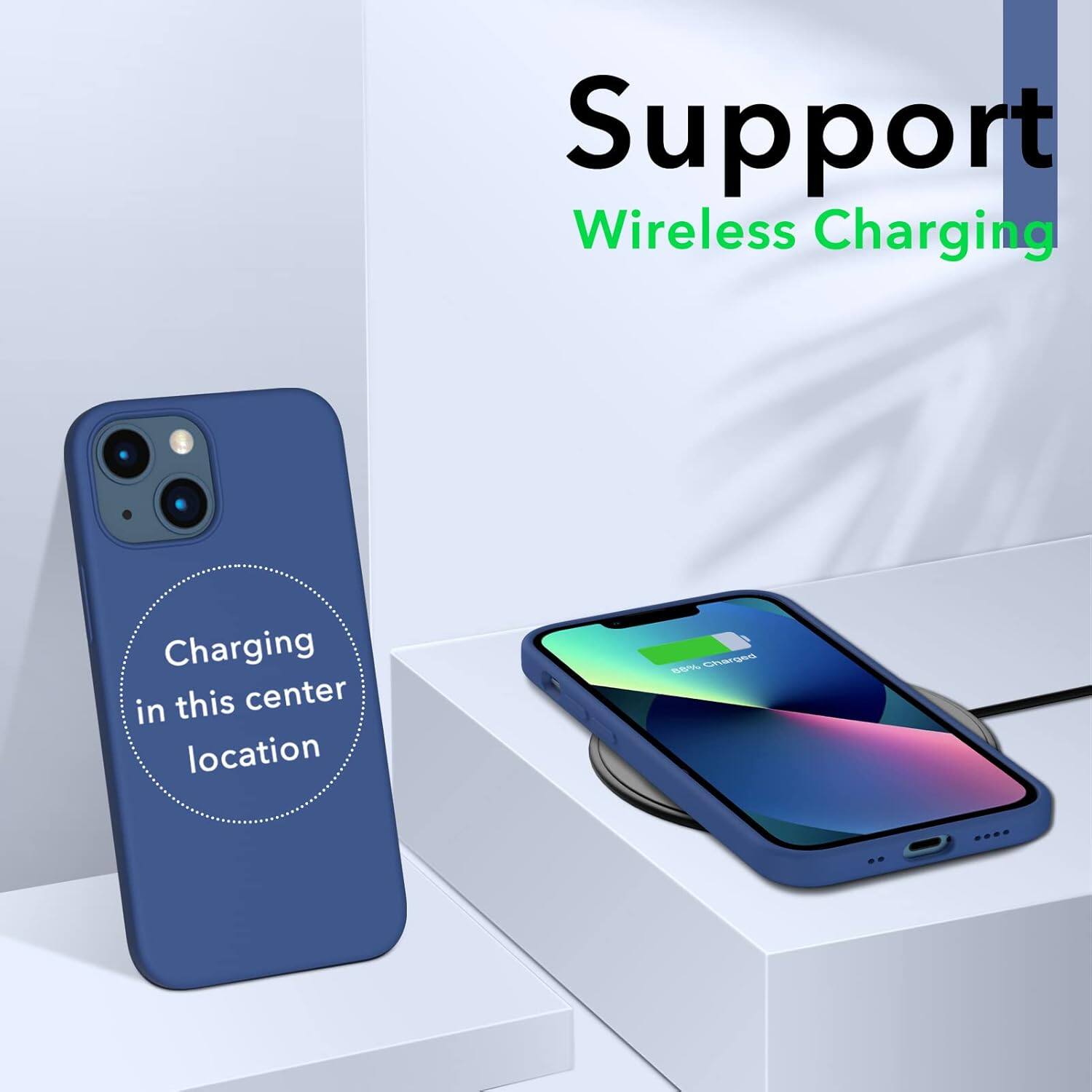 Support Wireless Charging Charging in this center location