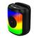 Front Zoom. QFX - Rechargeable Bluetooth Portable Speaker with Liquid Motion Party Lights - Black.