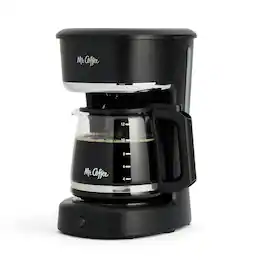Mr. Coffee - 12-Cup Easy On/Off Switch Electric Coffee Maker - Black