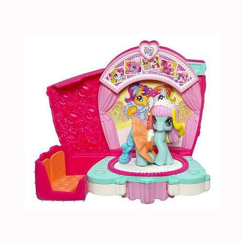 Alt View 1. Hasbro - My Little Pony Ponyville Twirlin' Runway Styles with Rainbow Dash - Opens into a Fashion Show - Runway Spins! - Multi.