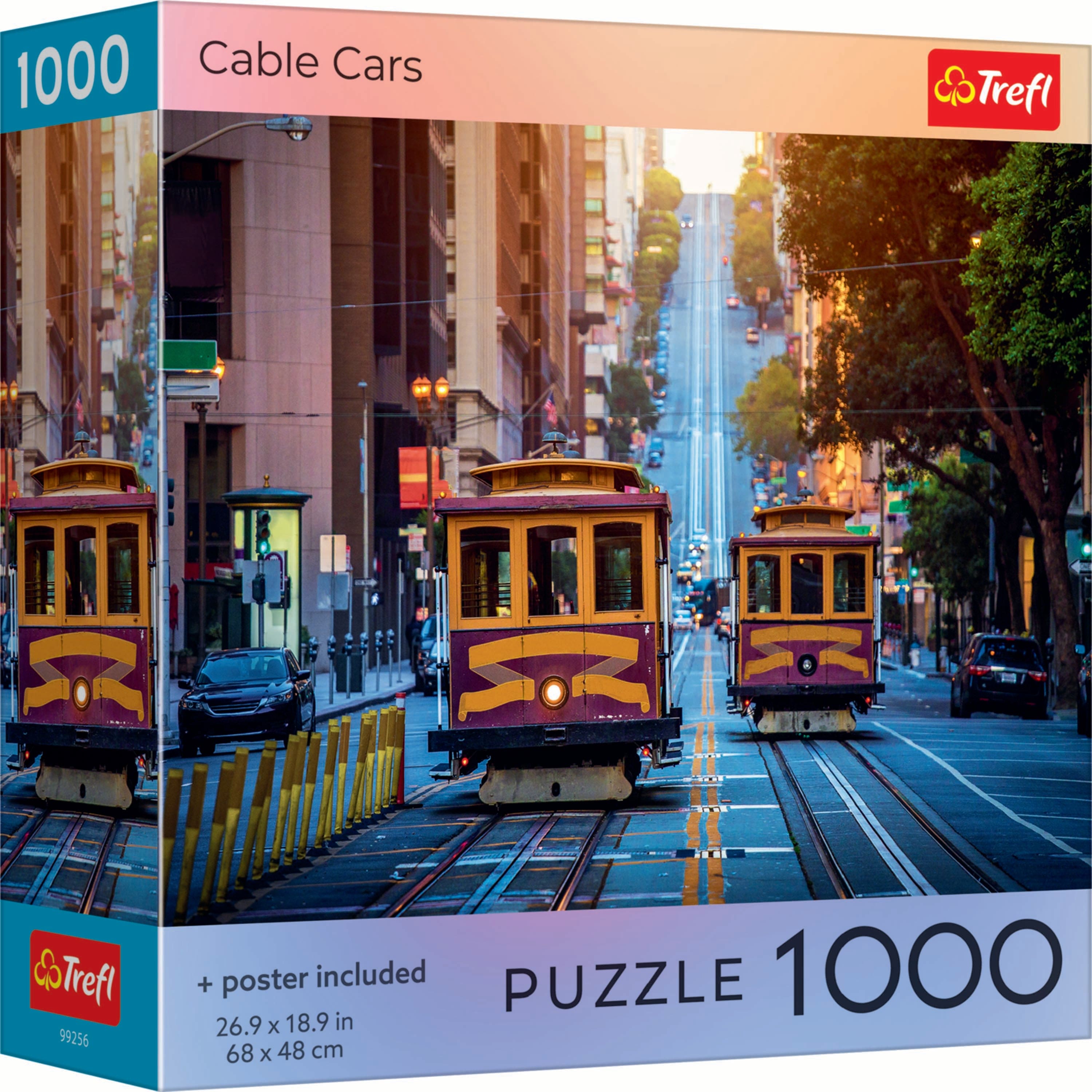 Trefl - Red Cable Cars 1000 Piece Puzzle