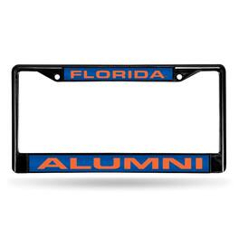 Rico Industries - University of Florida Gators Alumni Black Metal Laser Cut License Plate Frame - Multi