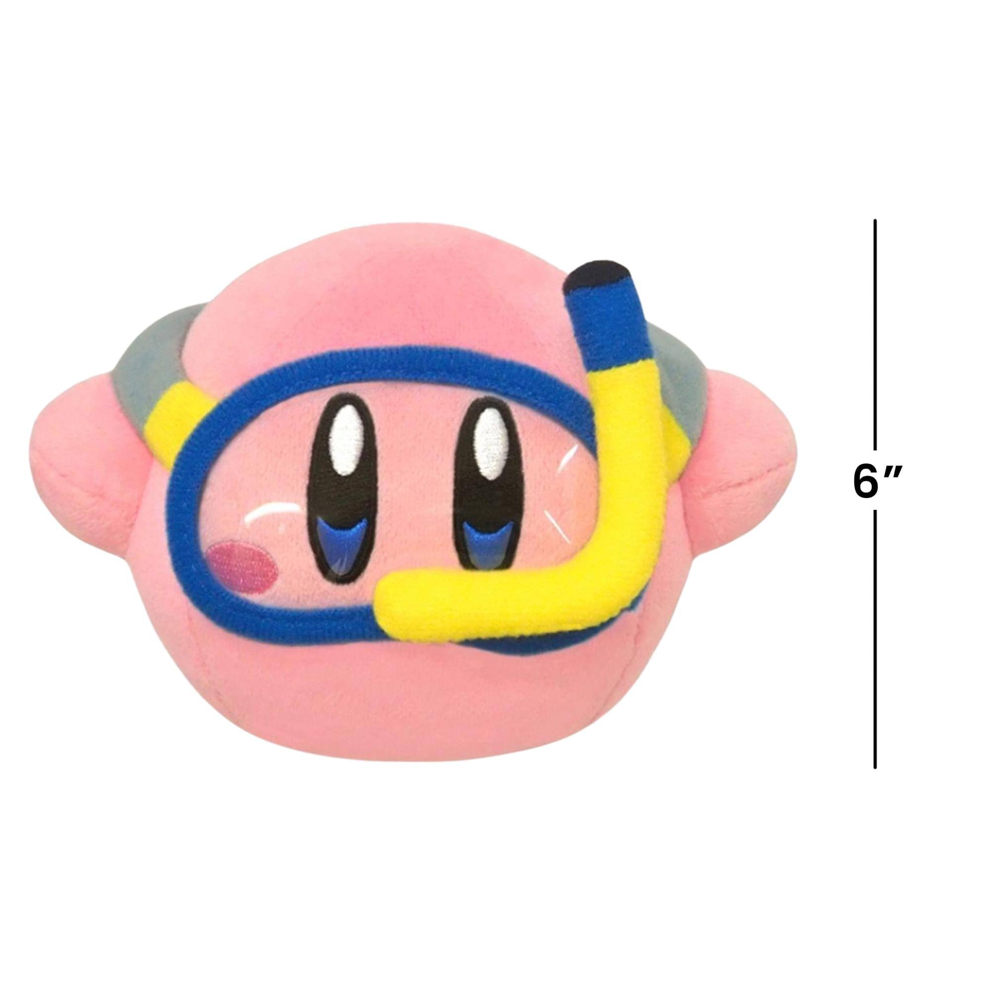 Alt View 4. Little Buddy - Kirby Swim 6 Inch Collector Plush - Pink.
