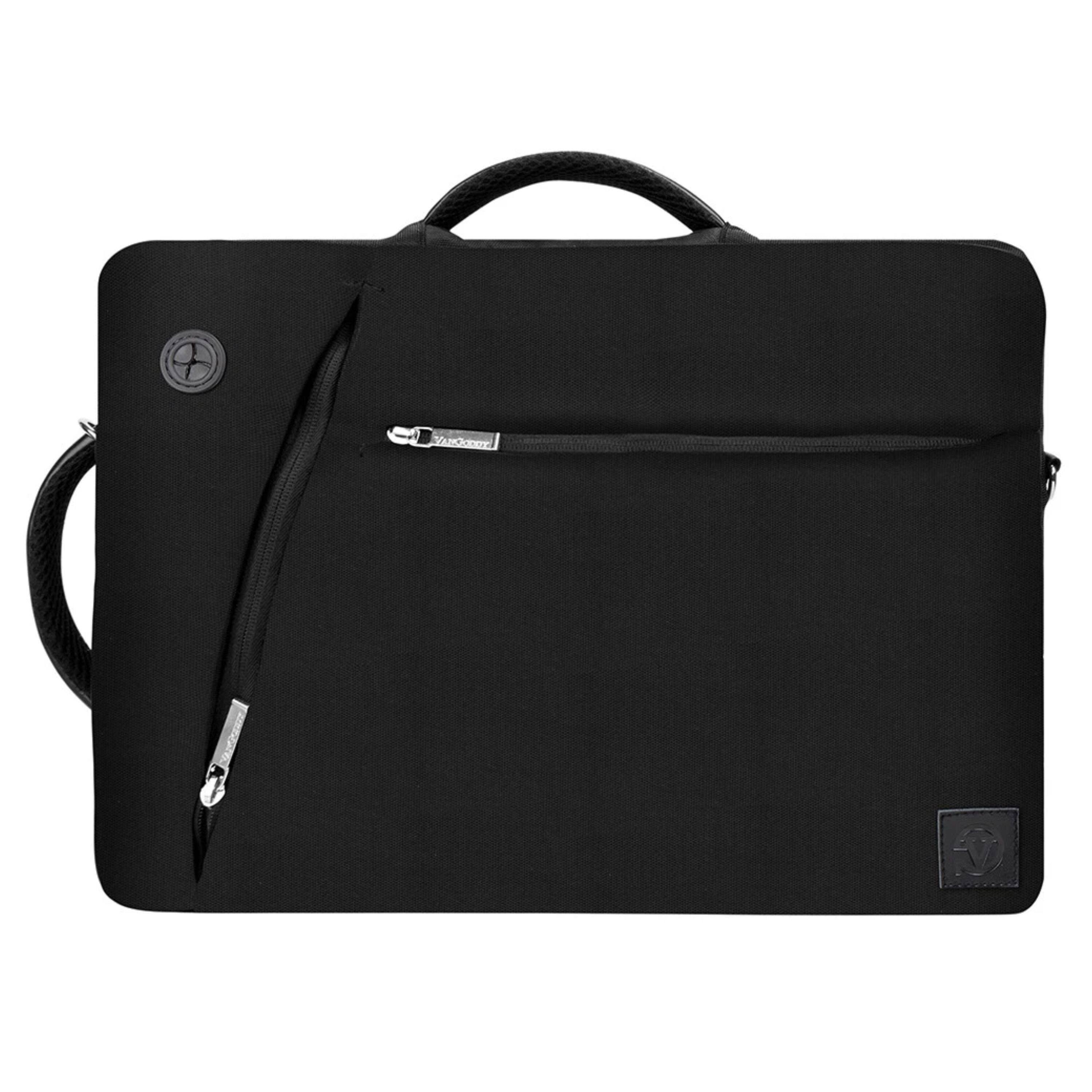 Left. Kitcheniva - Universal Laptop Backpack Shoulder Bag For 12" Laptop Black - Black.