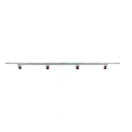 Front. Zephyr - 36 in. Range Trim Kit for Treviso Downdraft - Stainless Steel.