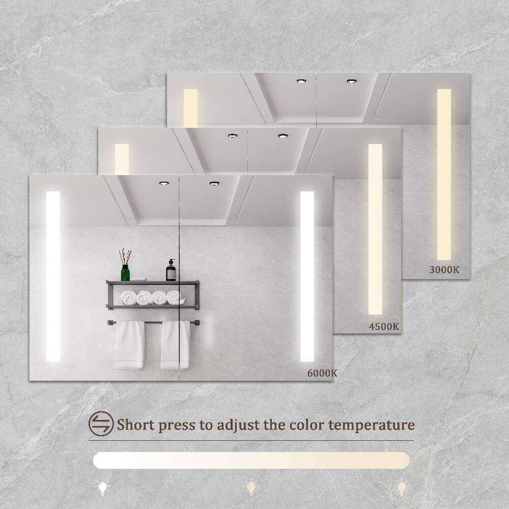 3000K  
4500K  
6000K  

Short press to adjust the color temperature