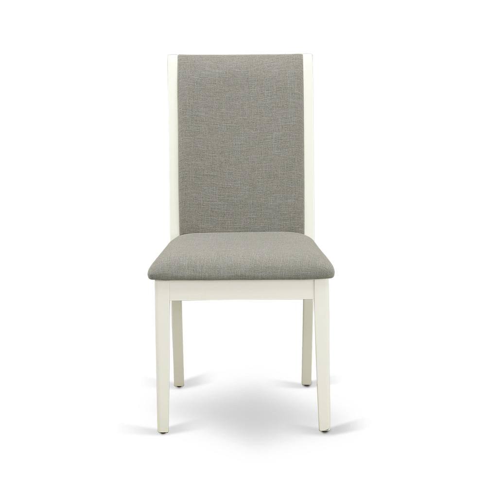 Angle. East West Furniture - Parson Chairs- - Brown.