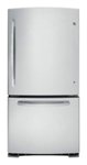 Front Zoom. GE - 23.2 Cu. Ft. Bottom-Freezer Refrigerator - Stainless steel.