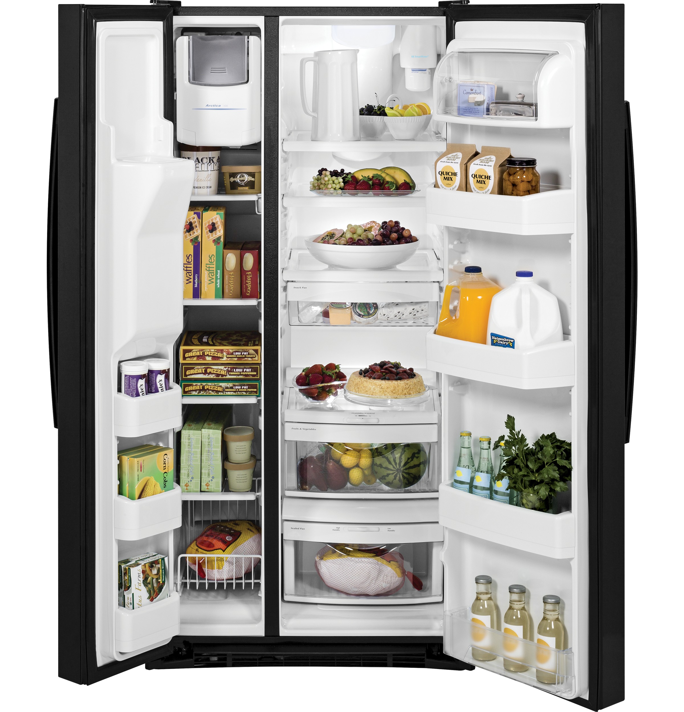 Questions and Answers: GE 22.5 Cu. Ft. Side-by-Side Refrigerator with ...