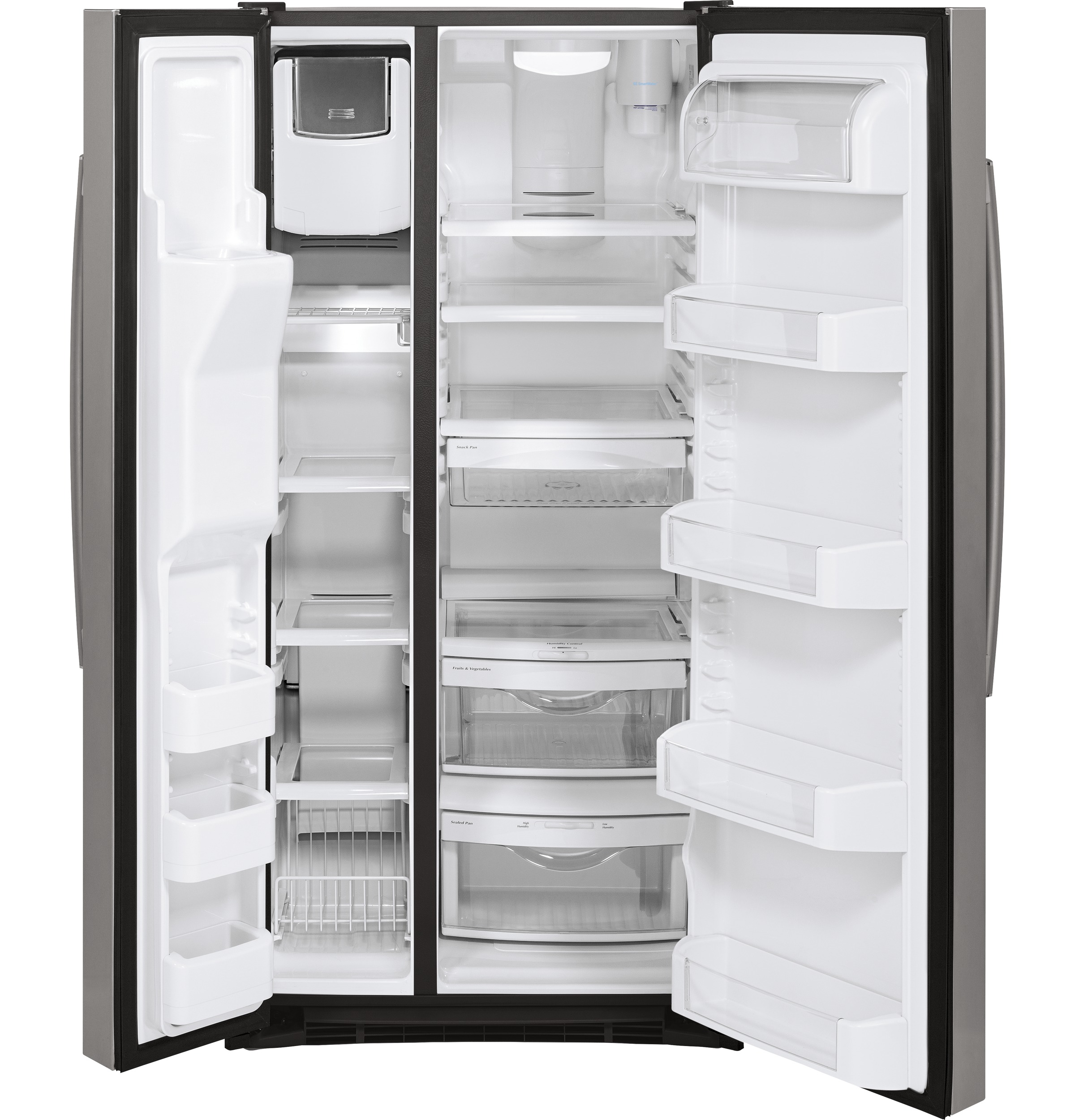 Best Buy: GE 23.2 Cu. Ft. Side-by-Side Refrigerator with Thru-the-Door ...
